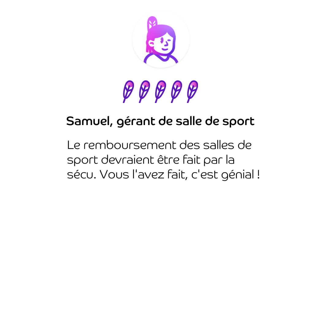 gérant de salle de sport partenaire